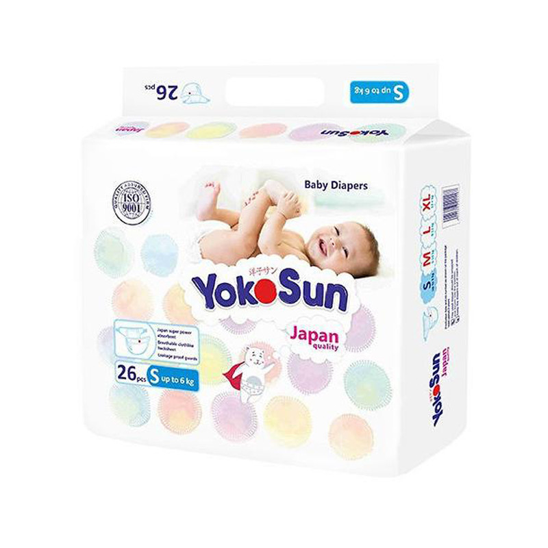 Подгузники детские YokoSun до 6кг S 26