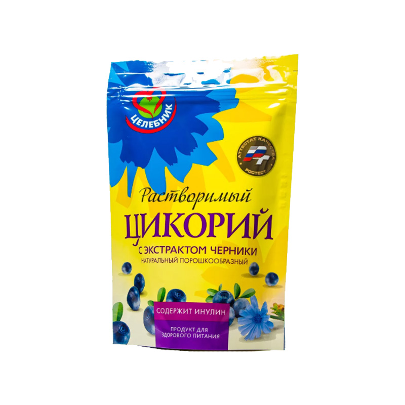 Цикорий натуральный с экстрактом черники 85гр ZIP-пакет