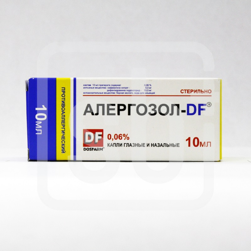 Алергозол-DF® капли назальные 0,06% 10 мл DOSFARM