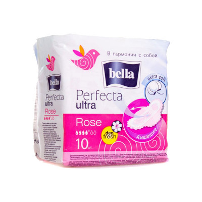 Белла прокладки Perfecta Ultra Rose deo fresh 10 шт