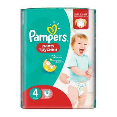 Памперс №4  Pants трусики 16 шт