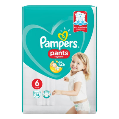Памперс №6 Pants трусики 14 шт