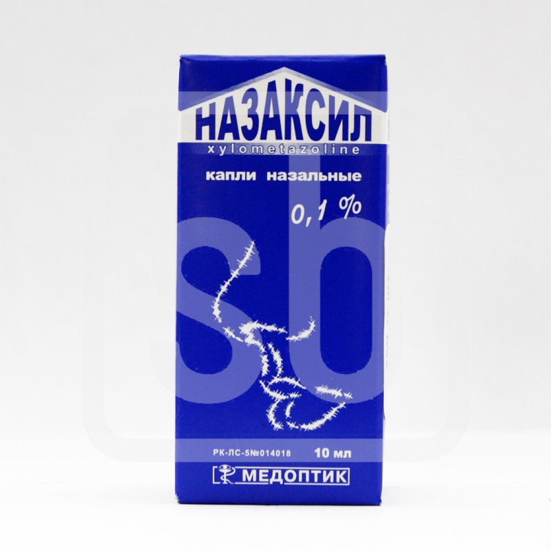 Назаксил  0,1% - 10мл капли Медоптик
