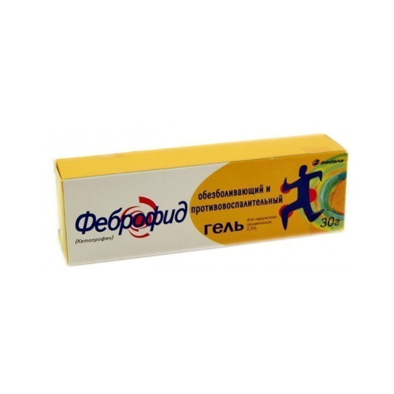 Феброфид 2,5% 30 гр гель Польфарма