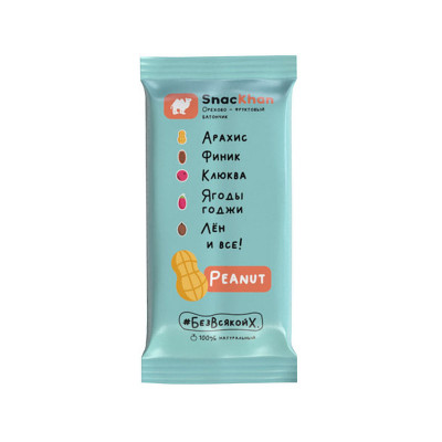 Батончик арахис 45 г SnacKhan