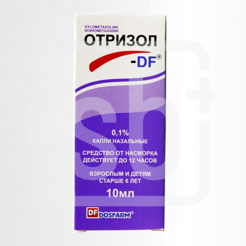 Отризол-DF 0,1% 10мл капли