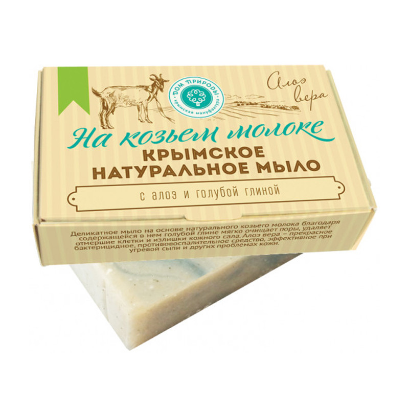 МДП Крымское натуральное мыло на козьем молоке АЛОЭ ВЕРА, 100г