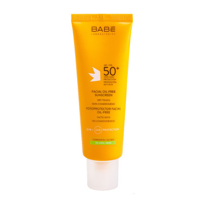BABE Крем для лица безмасляный матирующий солнцезащитный SPF50+ 50мл /89326