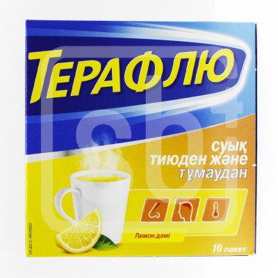 ТераФлю порошок пакет для приготовления раствора 10 шт
