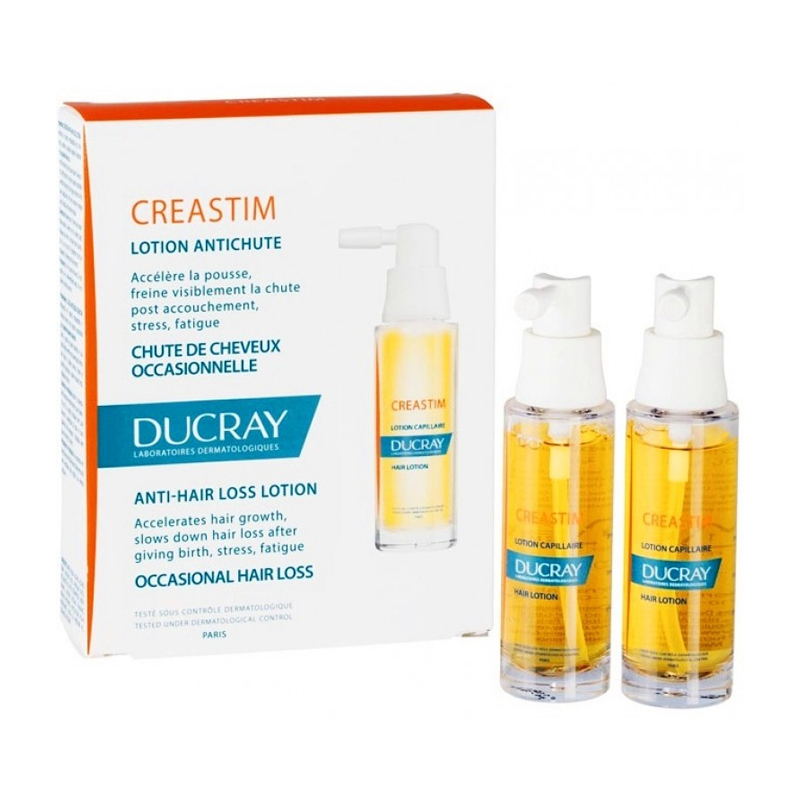 DUCKRAY CREASTIM Лосьон от выпадения волос для женщин 2х30мл