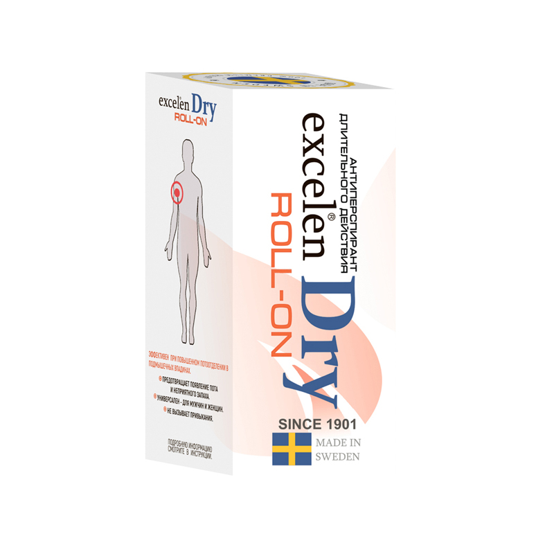 Excelen Dry Roll-On 50 мл антиперспирант роликовый