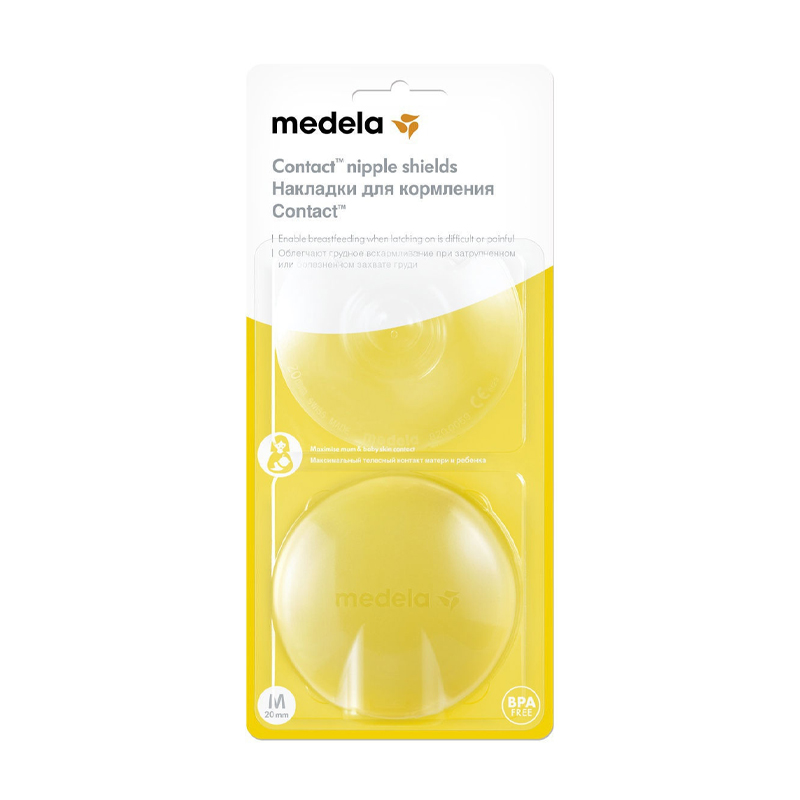 MEDELA Накладки для кормления Contact р-р М