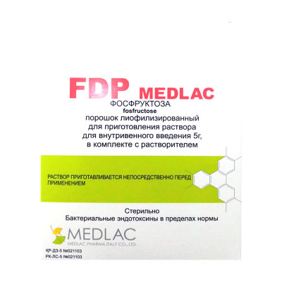 FDP порошок для приготовления раствора 5 г 1 шт Medlac